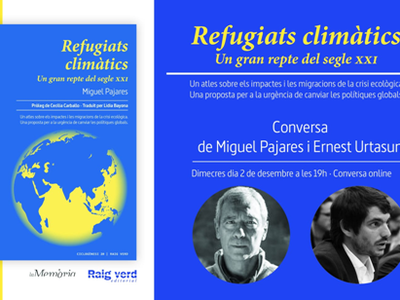 Debate en línea sobre "Refugiados climáticos” con el eurodiputado Ernest Urtasun.