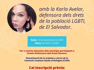 Encuentro virtual: Foro de los Derechos Humanos con Karla Avelar