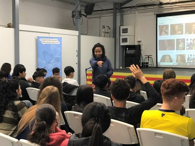 GIRA DE PRIMAVERA DE CIUDADES DEFENSORAS DE LOS DERECHOS HUMANOS CON MELIBEA OBONO