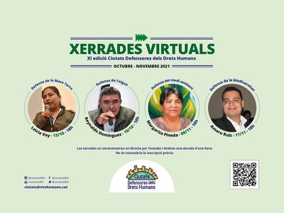 Segunda tanda de talleres virtuales para la XI edición del programa Ciutats Defensores dels Drets Humans